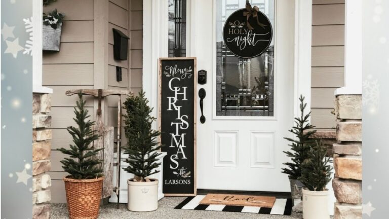 Embellece tu entrada: Decoración navideña para tu puerta